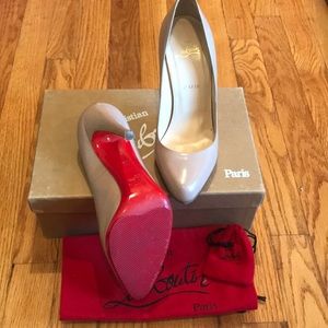 CHristian Louboutin Nude Decolette 110mm Heels